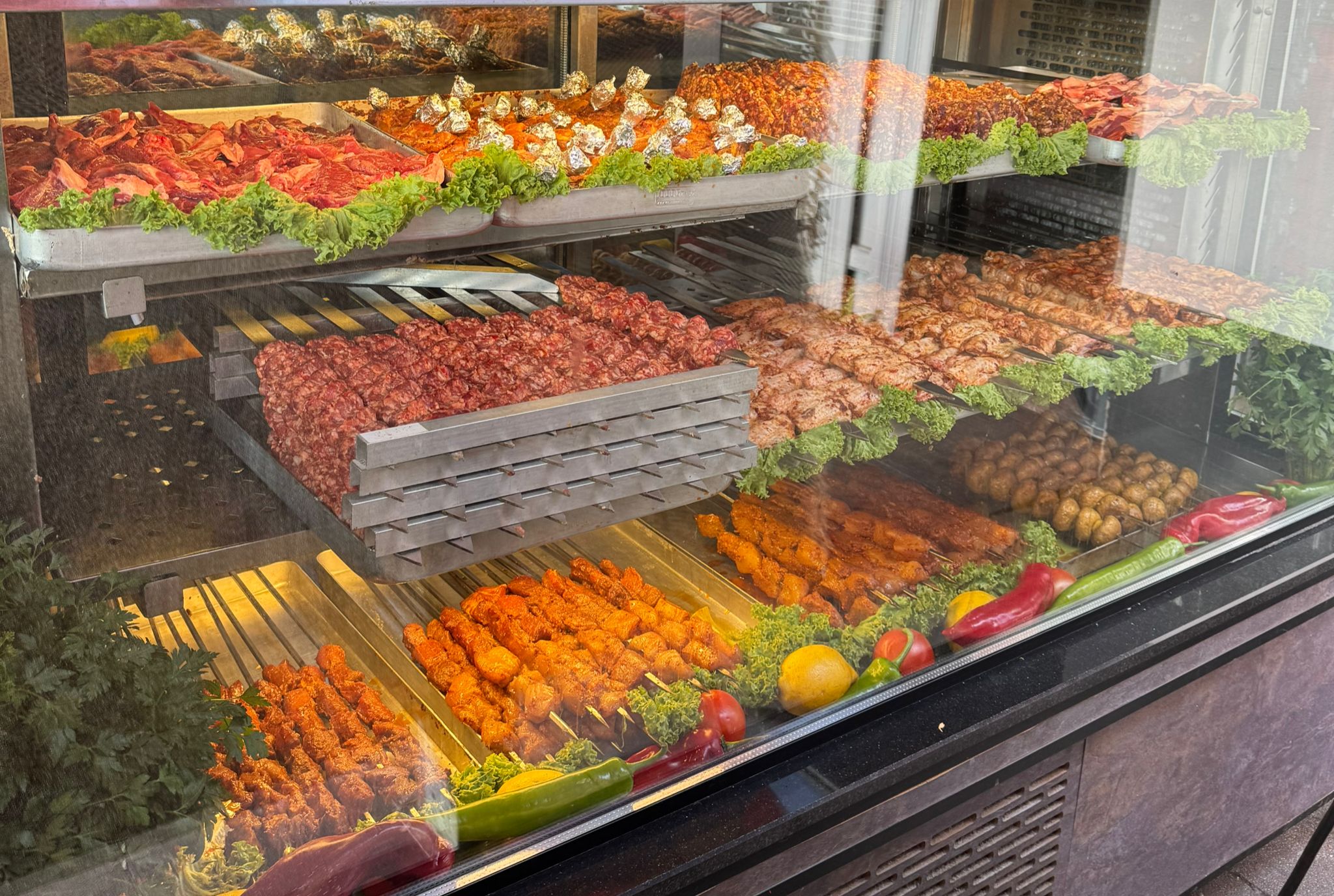 Unsere Kebab Vitrine